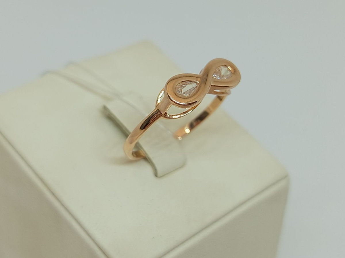 КОЛЬЦО С КАМНЯМИ (Au 585)