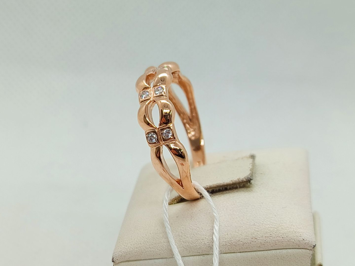 КОЛКМИ585 КОЛЬЦО С КАМНЯМИ (Au 585)