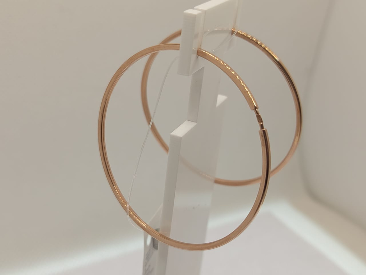 СЕРЬГИ КОНГО без камня (Au 585)