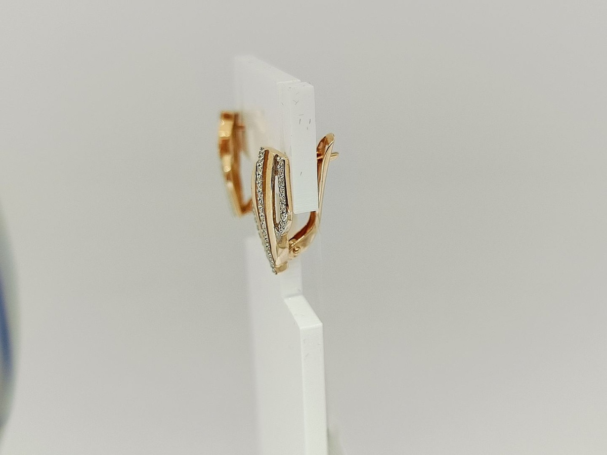 СЕРЬГИ С КАМНЯМИ (Au 585)