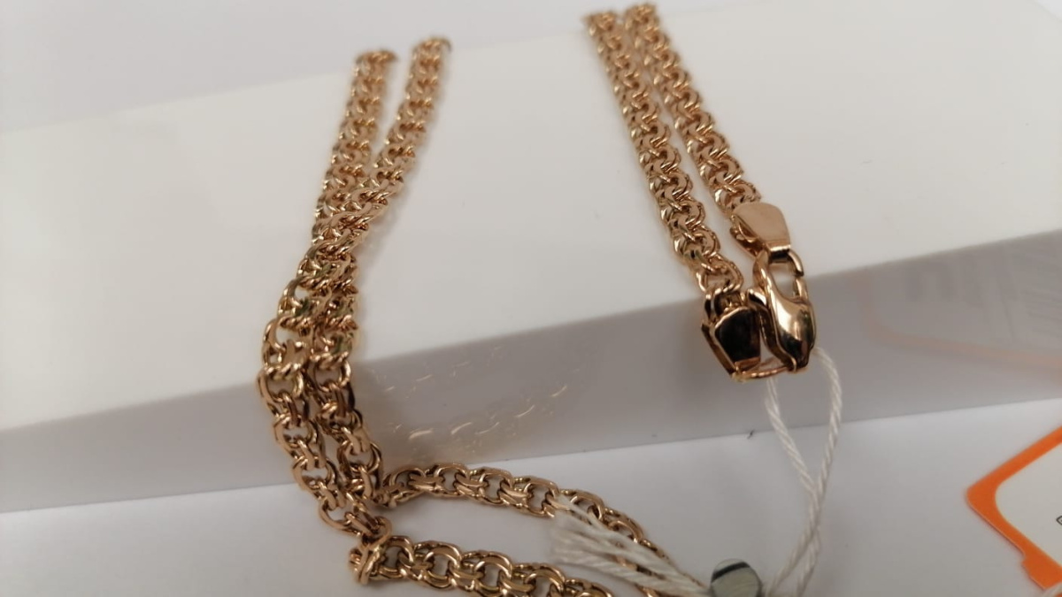 ЦЕПЬ ПОЛНОВЕСНАЯ Бисмарк (Au 585)