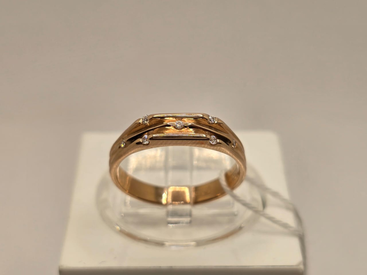 КОЛКМИ585 КОЛЬЦО С КАМНЯМИ (Au 585)