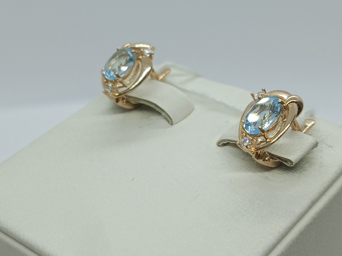 СКМИ585 СЕРЬГИ С КАМНЯМИ (Au 585) СКМИ585 СЕРЬГИ С КАМНЯМИ (Au 585)