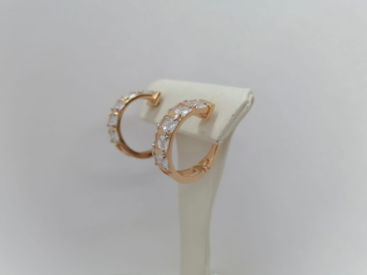 СЕРЬГИ С КАМНЯМИ (Au 585)