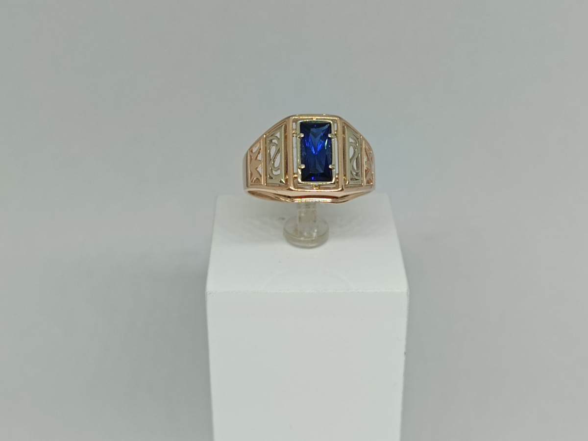 ПЕЧАТКА С КАМНЕМ (Au 585)