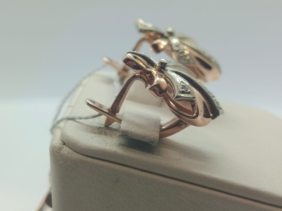 СЕРЬГИ С КАМНЯМИ (Au 585)