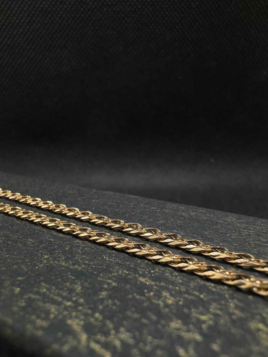 ЦЕПЬ ПОЛНОВЕСНАЯ Ромб двойной (Au 585)