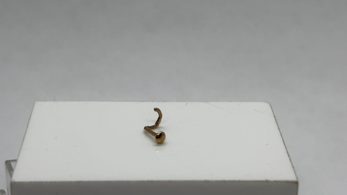 ПИРСИНГ В НОС без камня (Au 585)