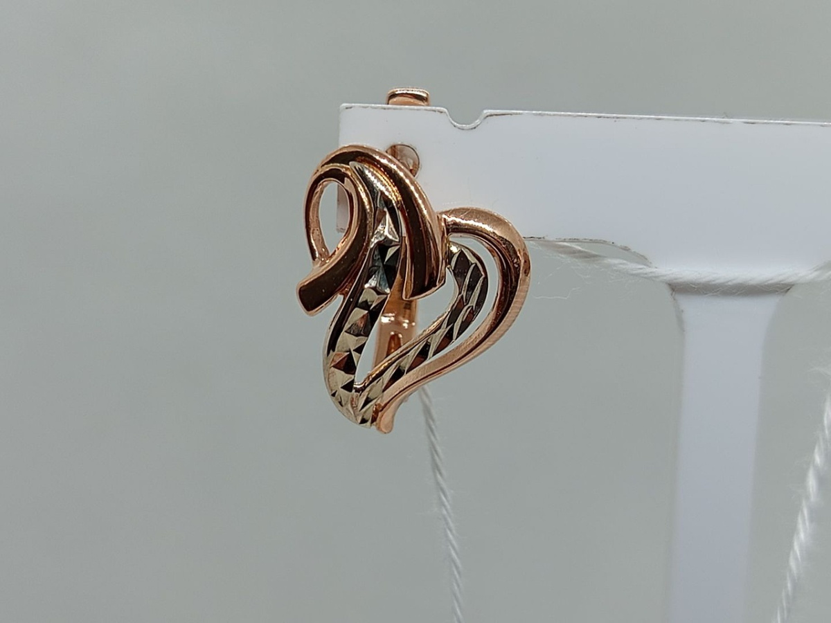 СЕРЬГИ БЕЗ КАМНЯ (Au 585)