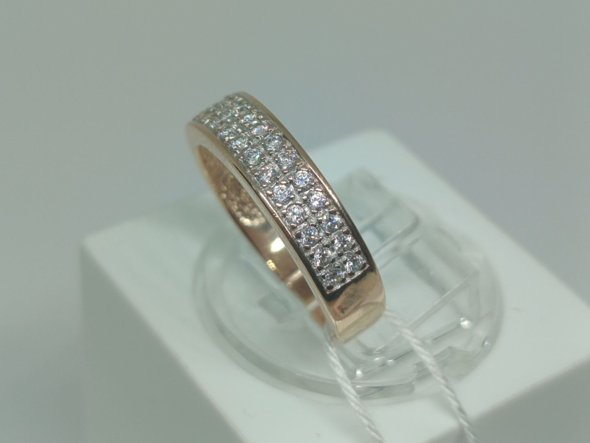 КОЛКМИ585 КОЛЬЦО С КАМНЯМИ (Au 585)