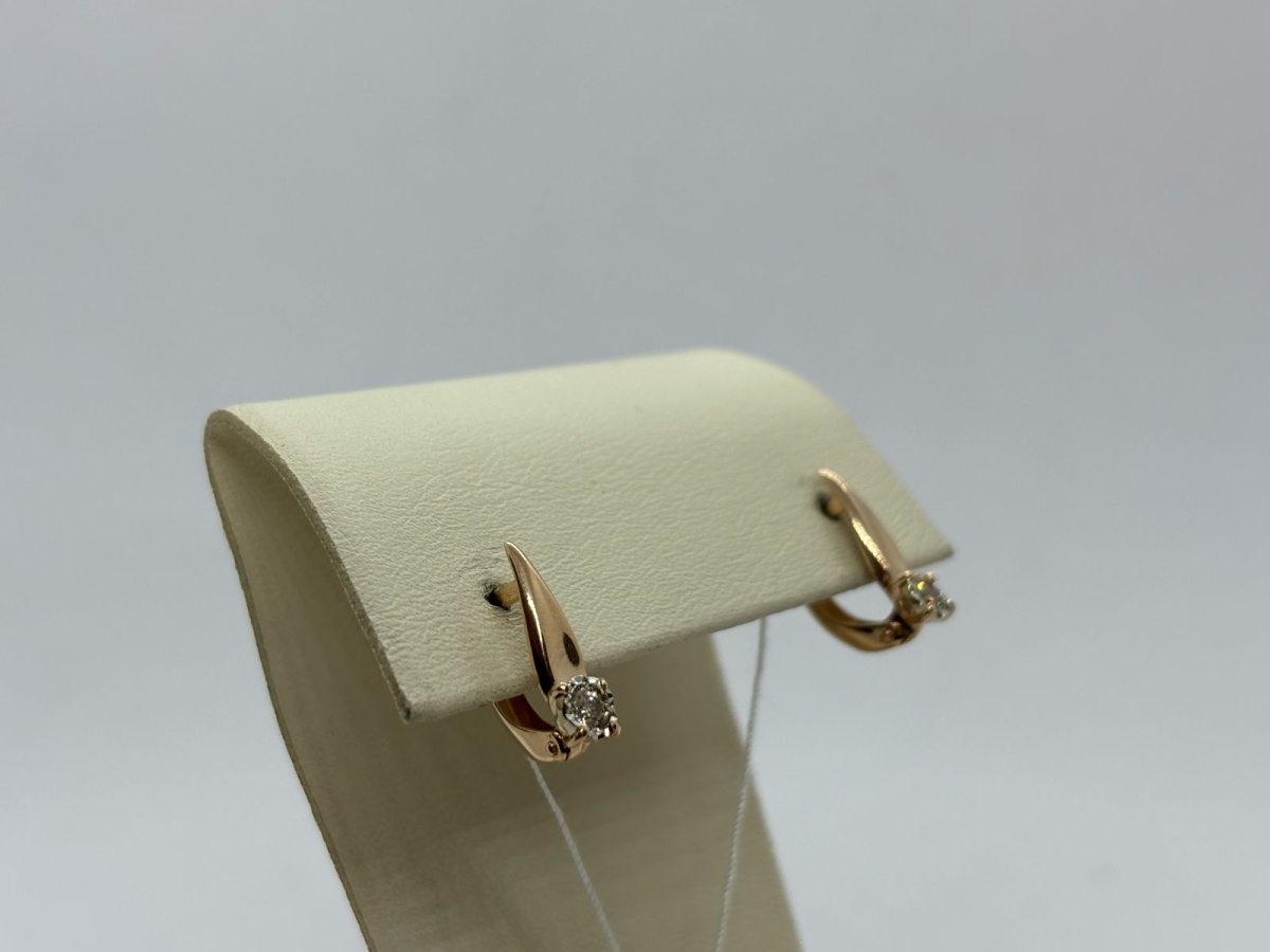 СЕРЬГИ БРИЛЛИАНТ (Au 585)