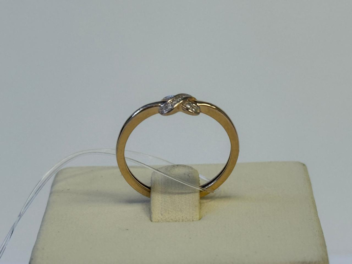 КОЛЬЦО С КАМНЯМИ (Au 585)