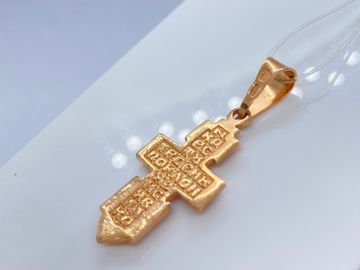 ПОДВЕСКА КРЕСТ без камня (Au 585)