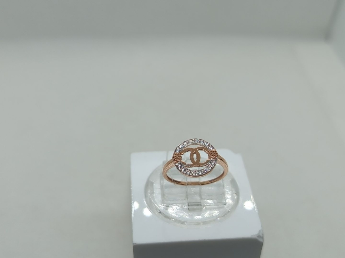 КОЛЬЦО С КАМНЯМИ (Au 585)