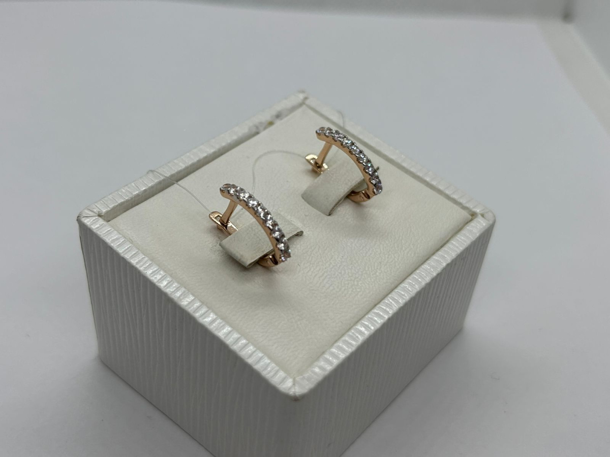 СЕРЬГИ С КАМНЯМИ (Au 585)