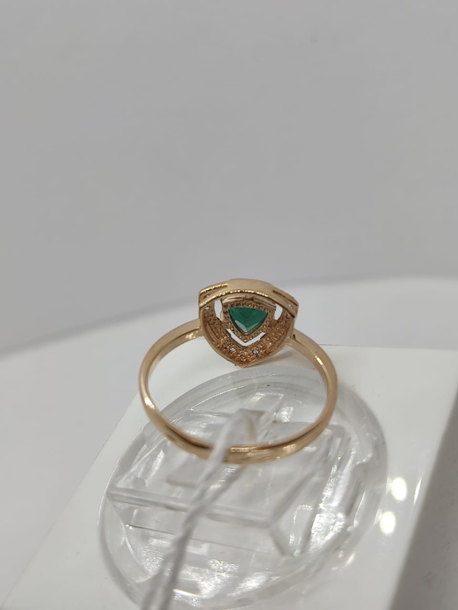 КОЛКМИ585 КОЛЬЦО С КАМНЯМИ (Au 585)