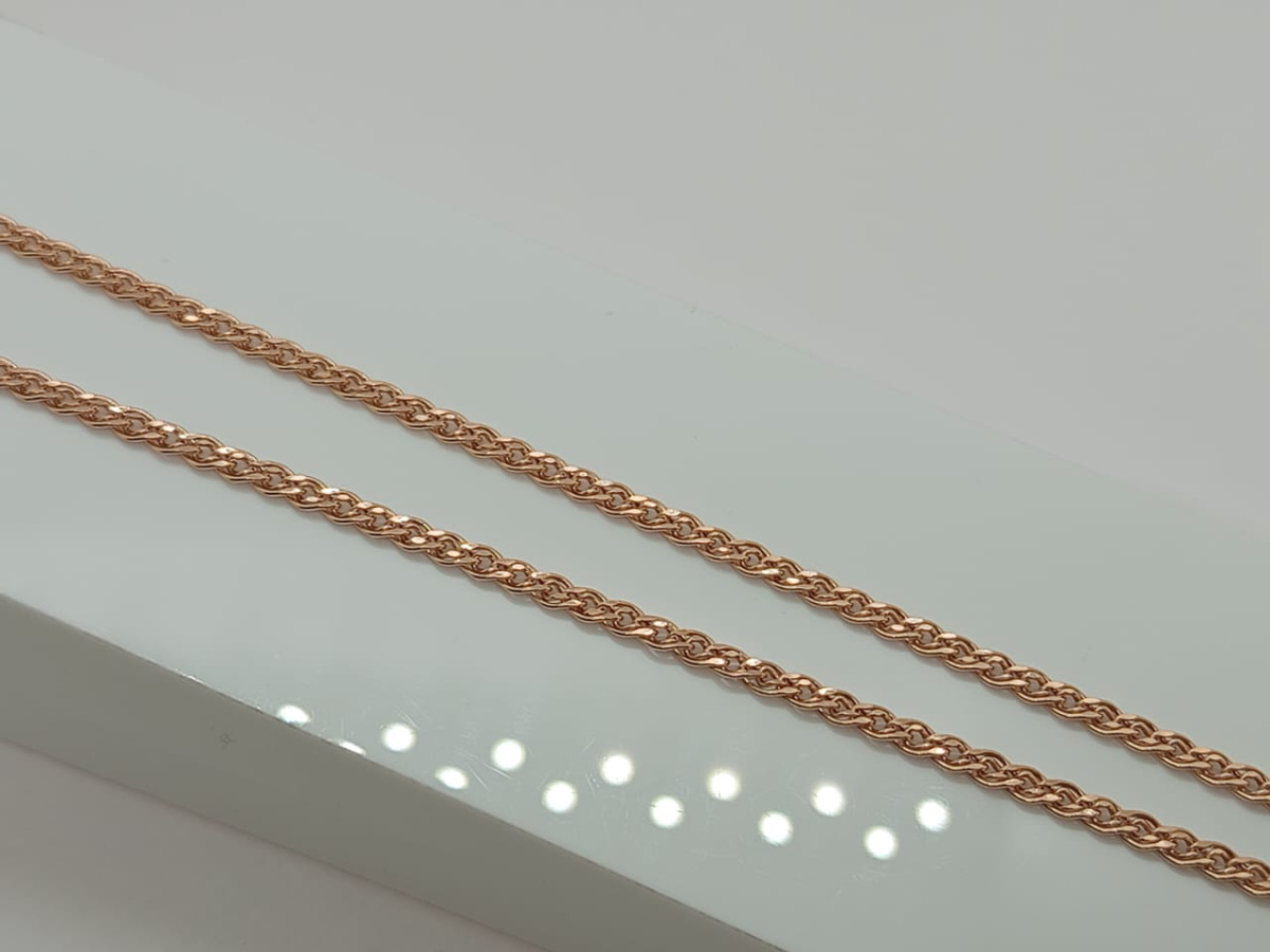 8050155П-45 ЦЕПЬ ПУСТОТЕЛАЯ Нона (Au 585)