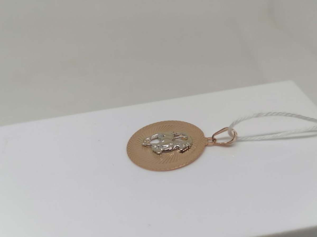 ПОДВЕСКА ЗНАК ЗОДИАКА КОЗЕРОГ Au 585