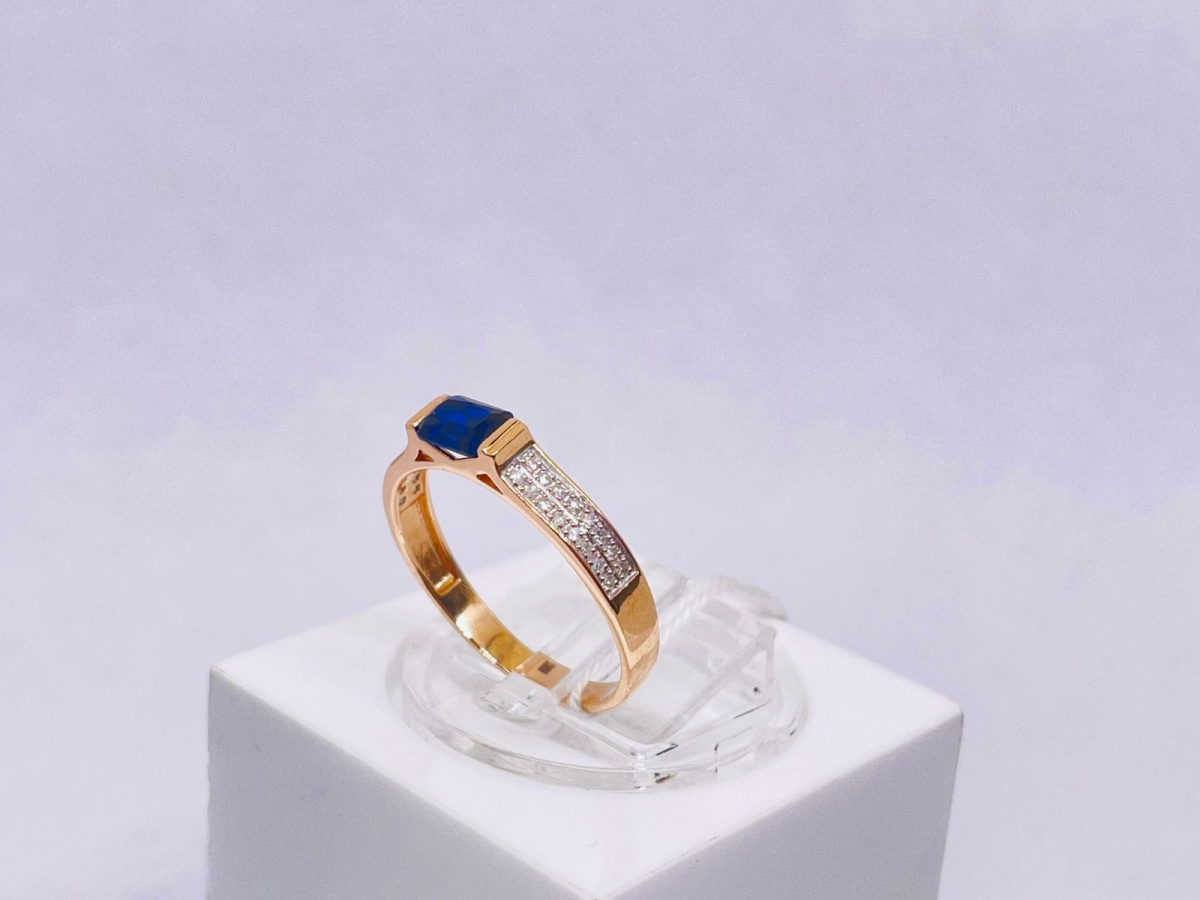 КОЛЬЦО БРИЛЛИАНТ Au 585