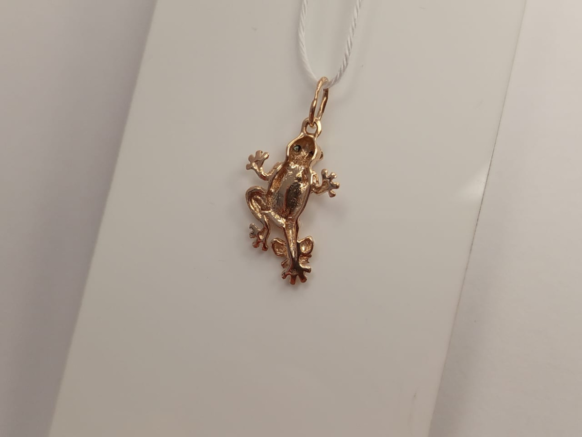 ПОДКМИ585 ПОДВЕСКА С КАМНЯМИ (Au 585)