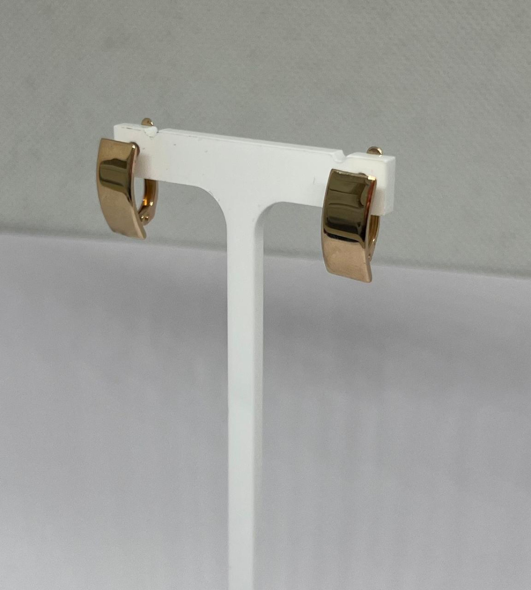 СБКМ585 СЕРЬГИ БЕЗ КАМНЯ (Au 585)