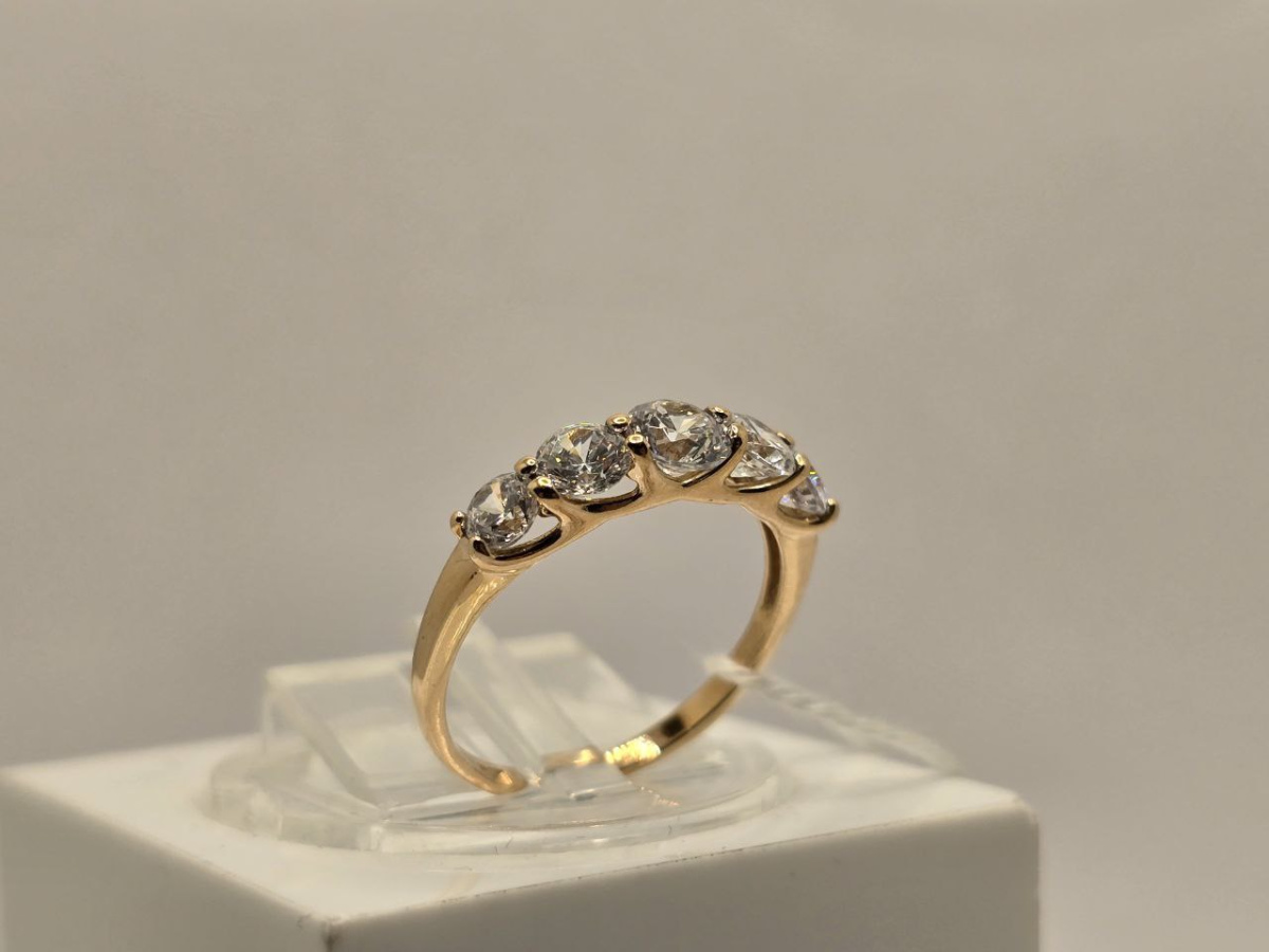 КОЛКМИ585 КОЛЬЦО С КАМНЯМИ (Au 585)