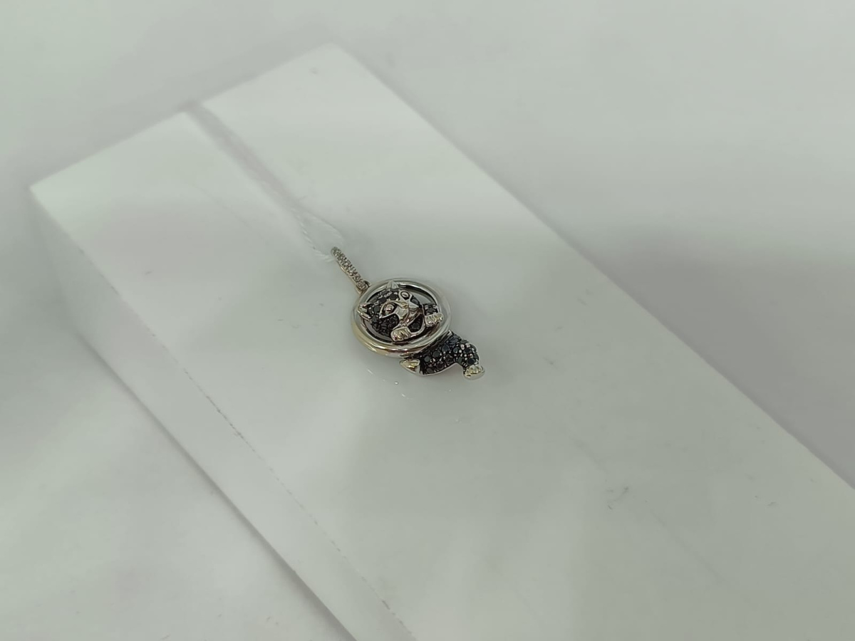 ПОДКМИ585 ПОДВЕСКА С КАМНЯМИ (Au 585)