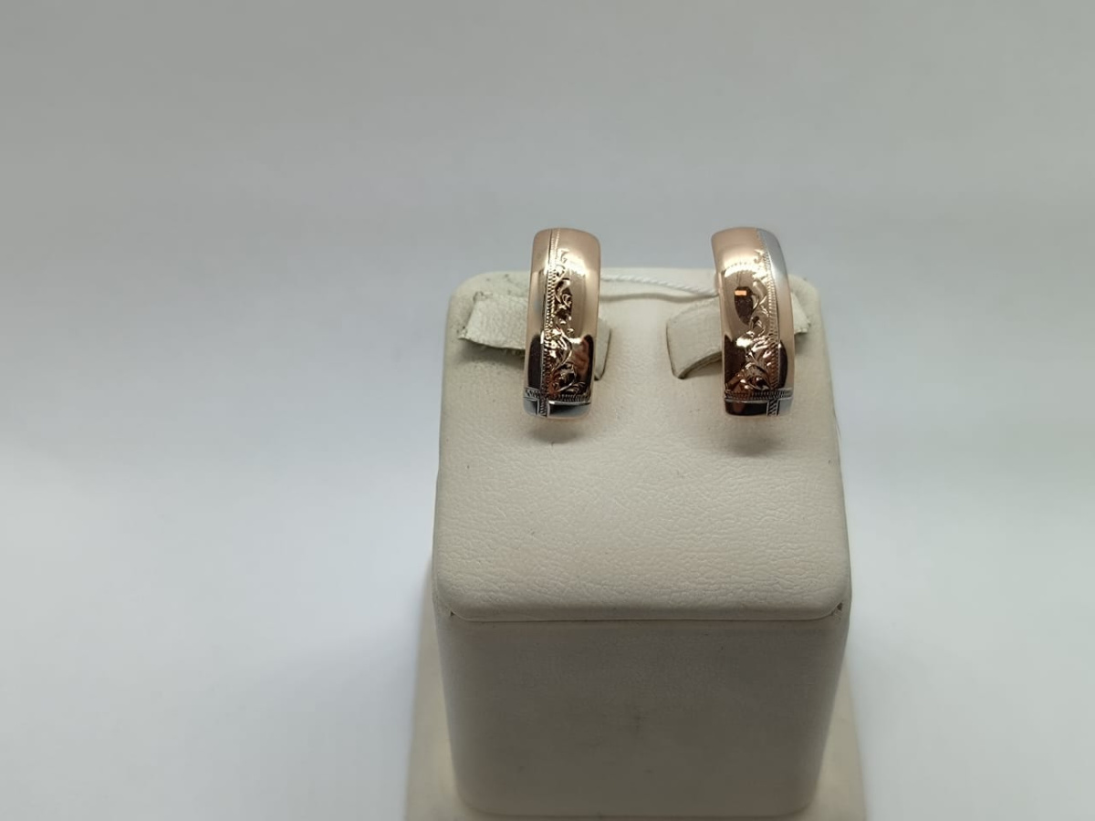 СЕРЬГИ БЕЗ КАМНЯ (Au 585)