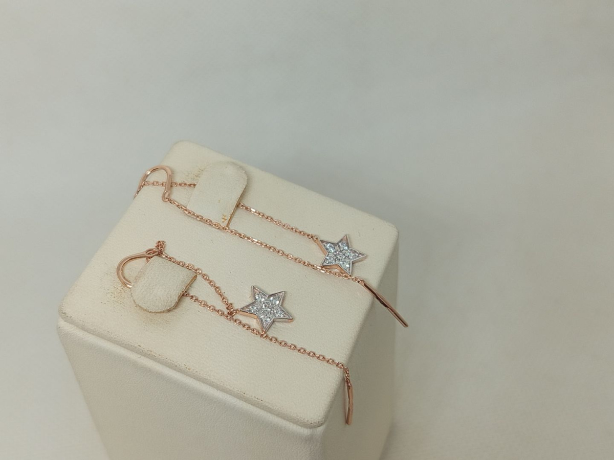 СЕРЬГИ С КАМНЯМИ (Au 585)