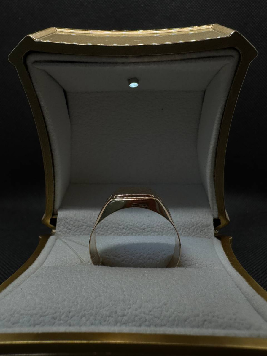 4148а-1 КОЛЬЦО ПЕЧАТКА без камня (Au 585)