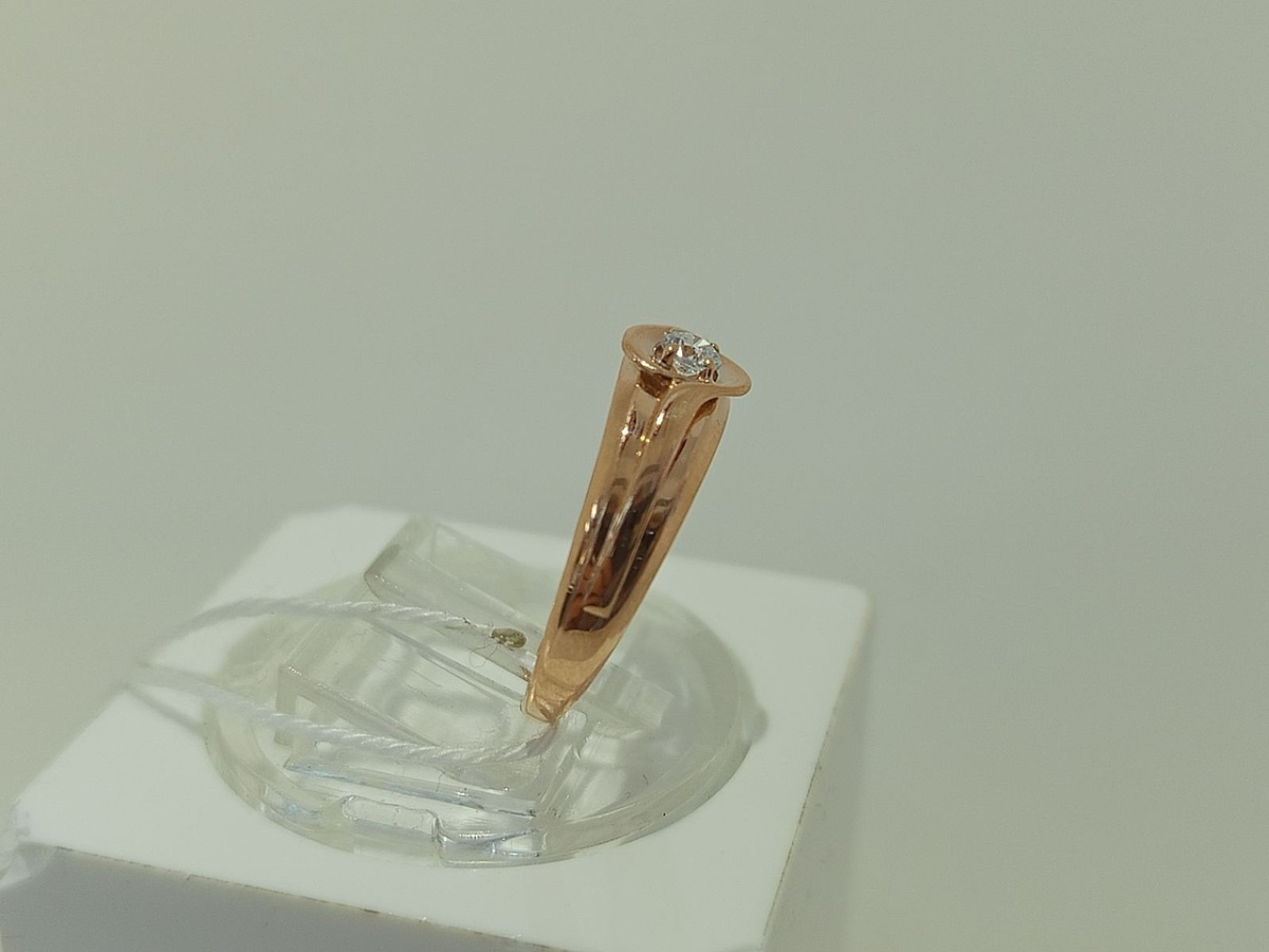 КОЛЬЦО С КАМНЕМ (Au 585)