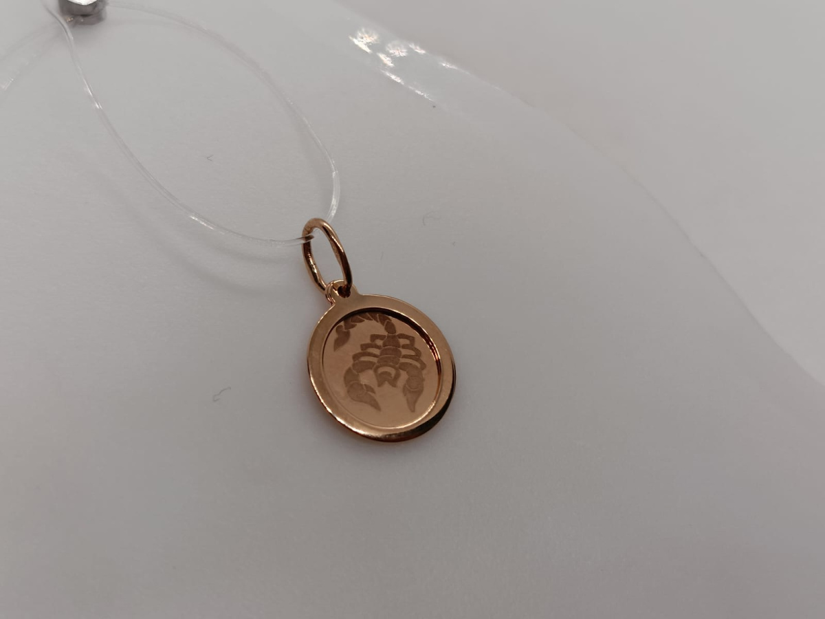ПОДВЕСКА ЗНАК ЗОДИАКА СКОРПИОН (Au 585)