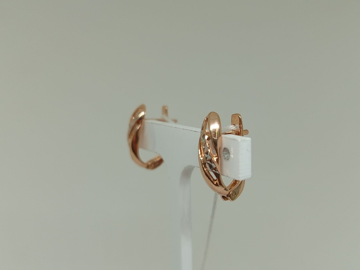 СЕРЬГИ БЕЗ КАМНЯ (Au 585)