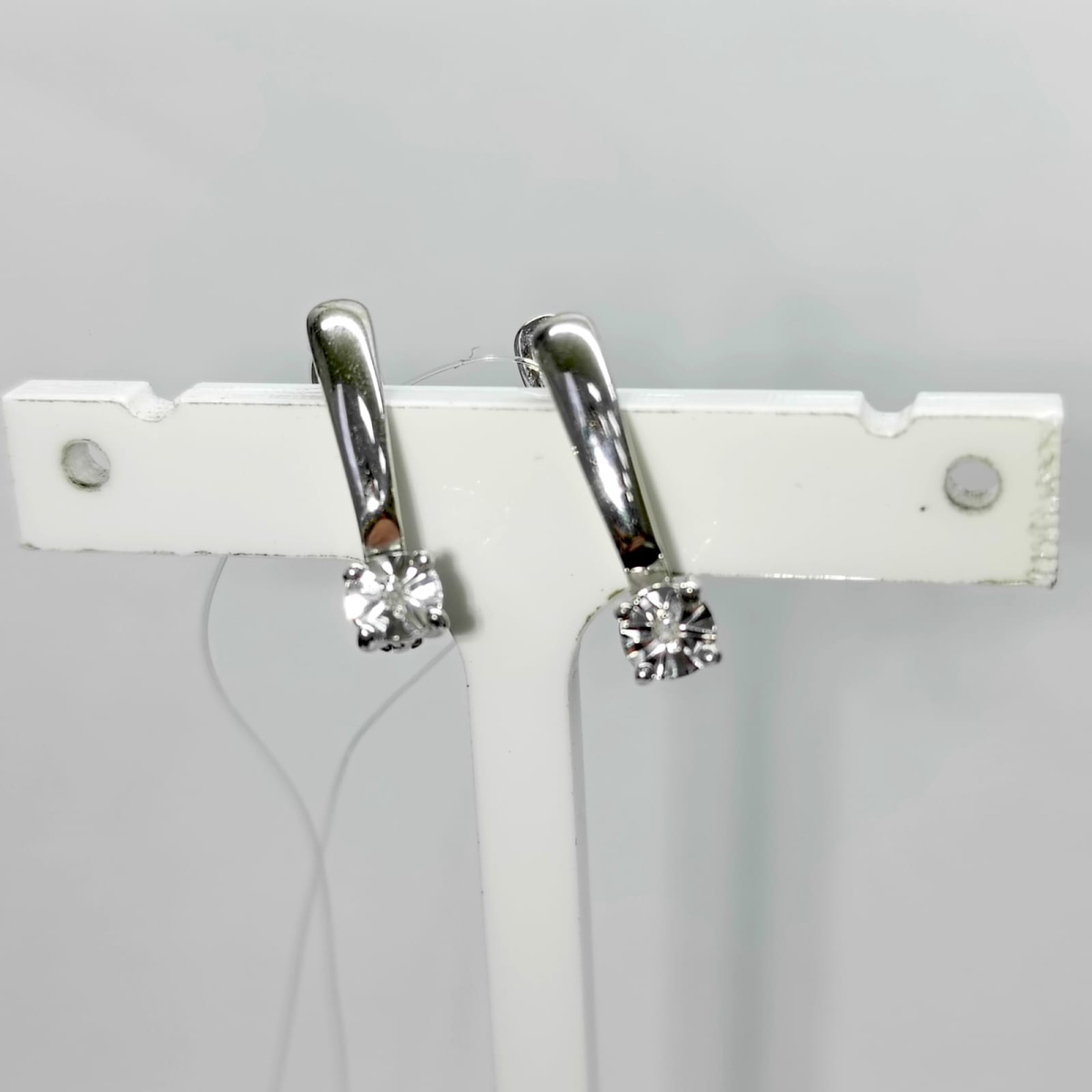 СЕРЬГИ БРИЛЛИАНТ (Ag 925)