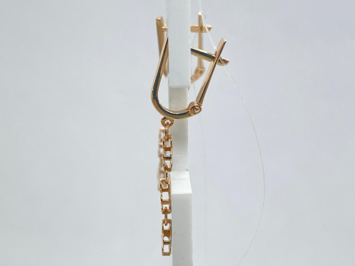 СЕРЬГИ БЕЗ КАМНЯ (Au 585)