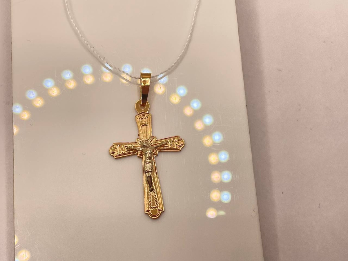 ПОДВЕСКА КРЕСТ (Au 585)