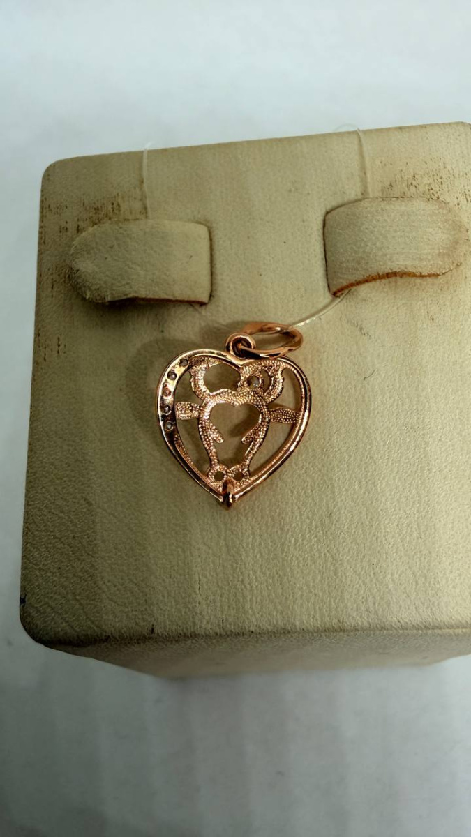 ПОДВЕСКА ЗНАК ЗОДИАКА ТЕЛЕЦ (Au 585)