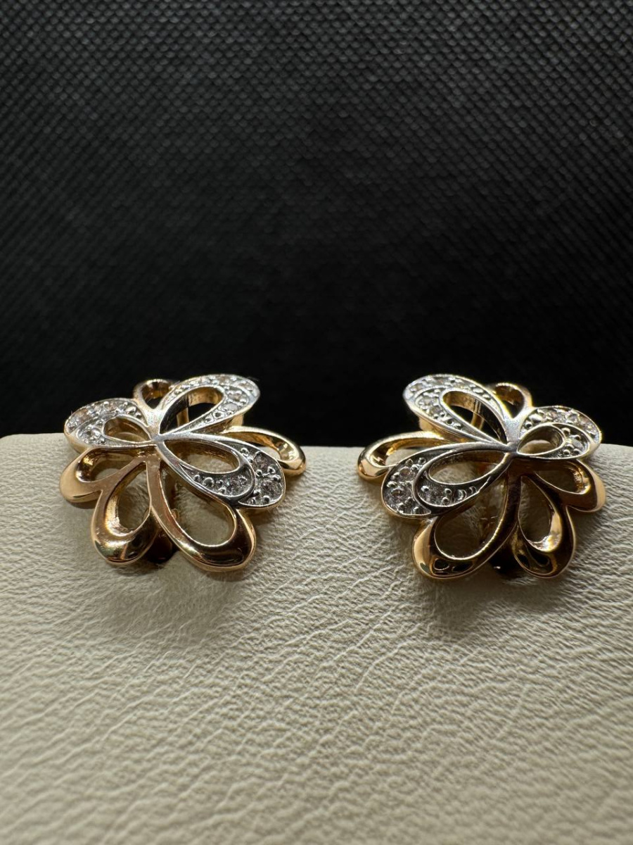 СЕРЬГИ С КАМНЯМИ (Au 585)