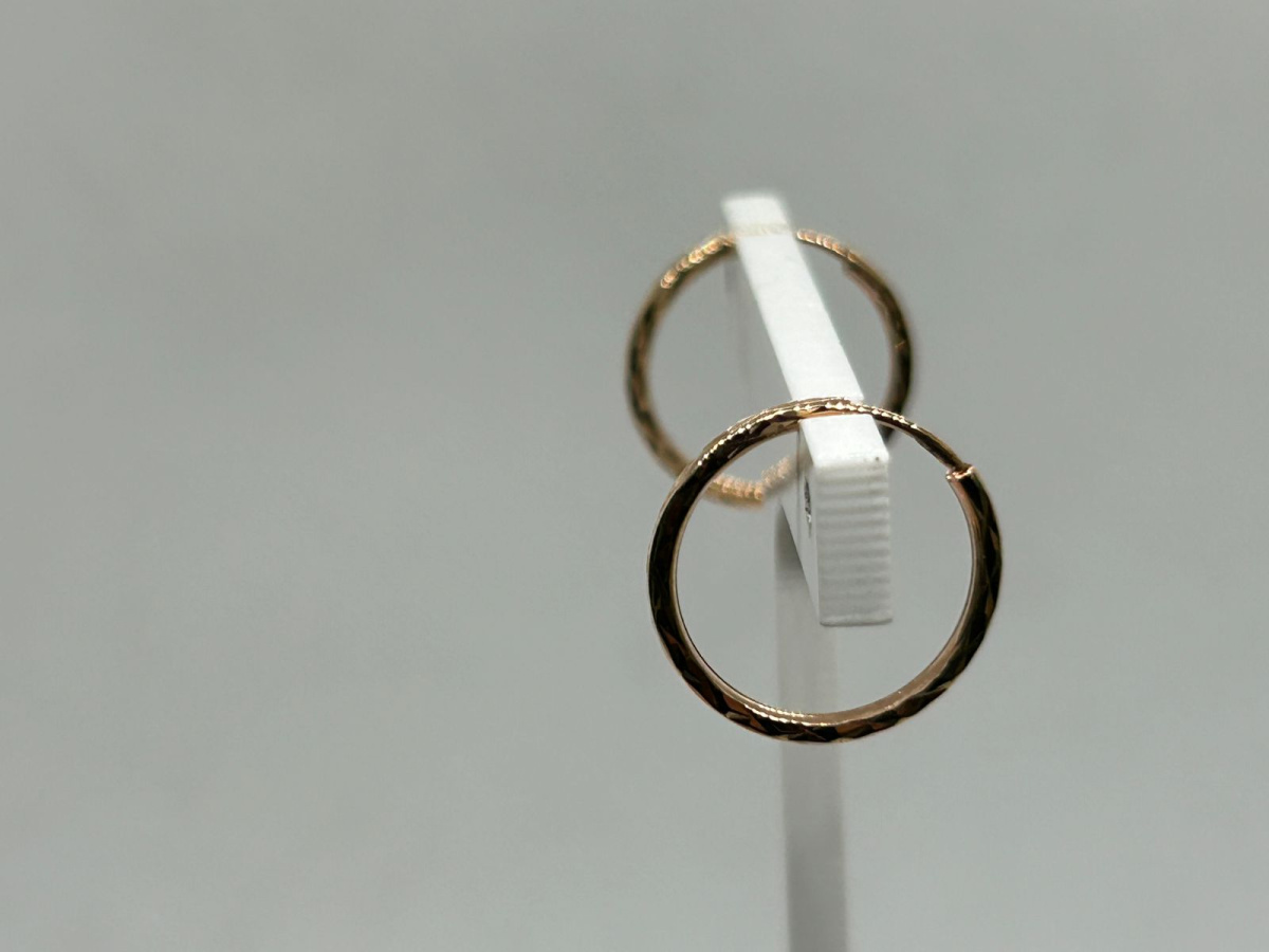 СКОН375 СЕРЬГИ КОНГО (Au 375)