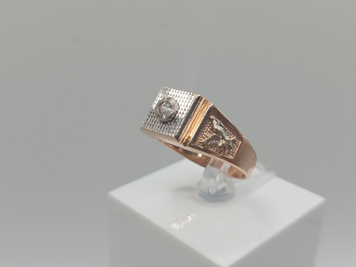 ПЕЧКМ585 ПЕЧАТКА С КАМНЕМ (Au 585)