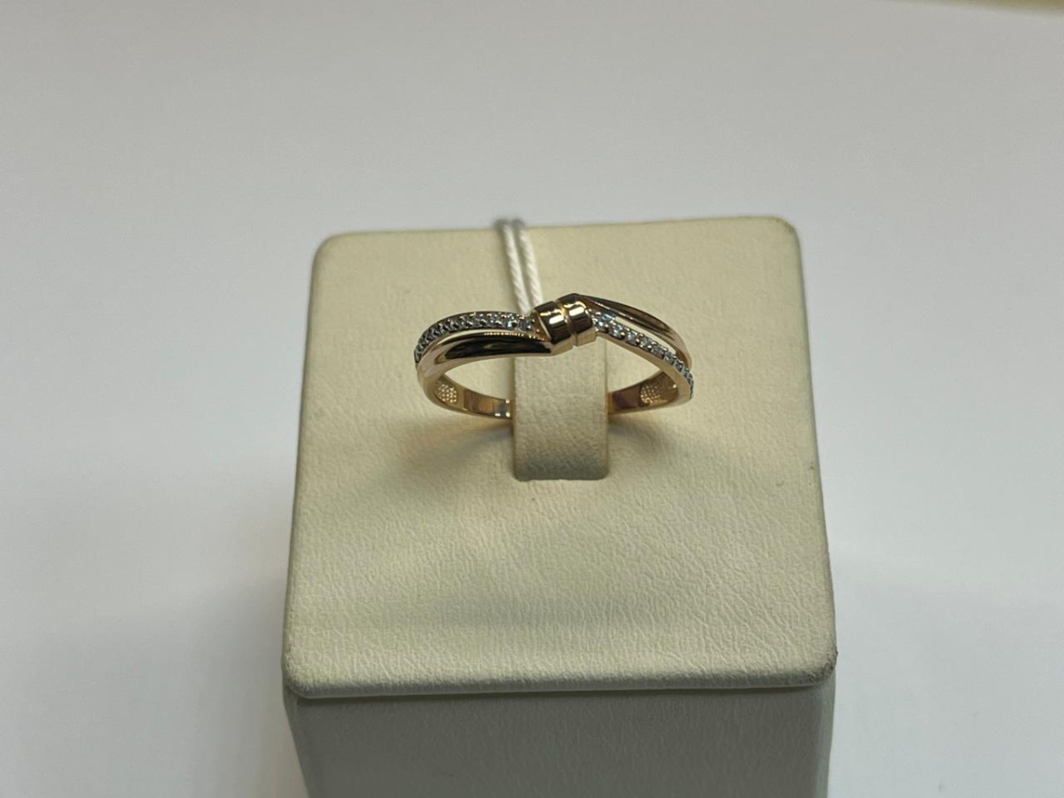 КОЛКМИ585 КОЛЬЦО С КАМНЯМИ (Au 585)