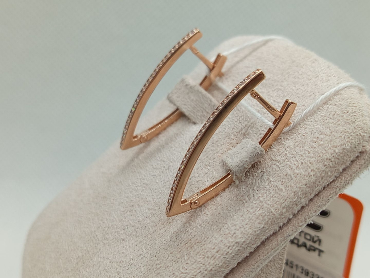 СЕРЬГИ С КАМНЯМИ (Au 585)