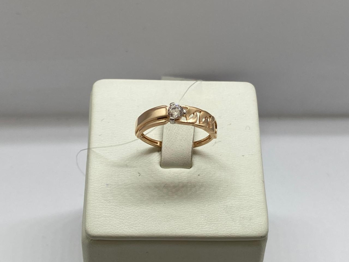 КОЛЬЦО С КАМНЕМ (Au 585)