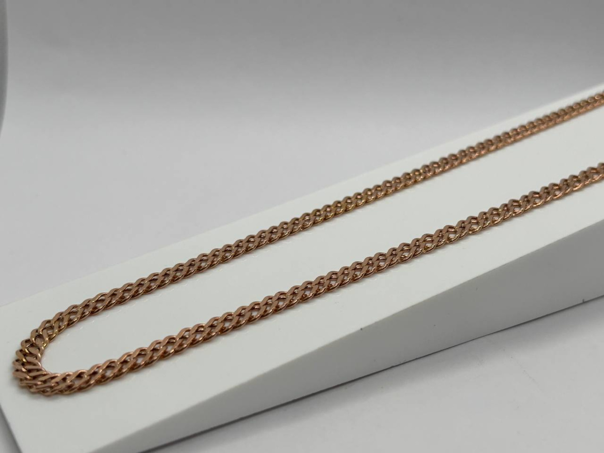 ЦЕПЬ ПУСТОТЕЛАЯ Ромб двойной (Au 585)