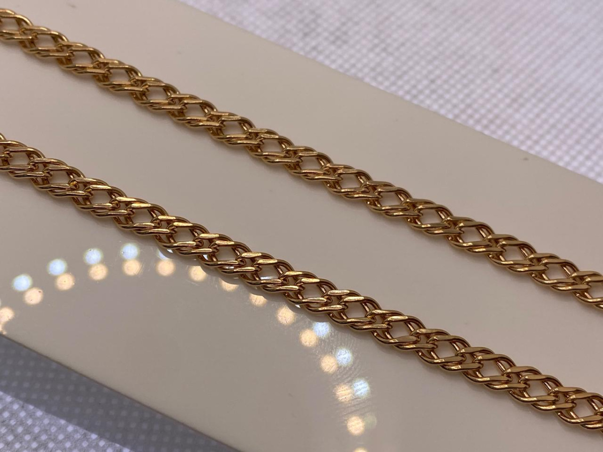 ЦПР2585 ЦЕПЬ ПУСТОТЕЛАЯ Ромб двойной (Au 585)