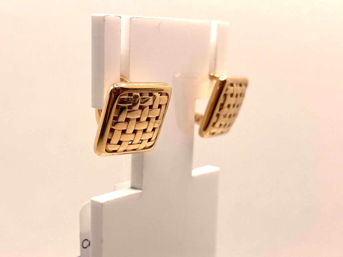 СЕРЬГИ БЕЗ КАМНЯ (Au 585)