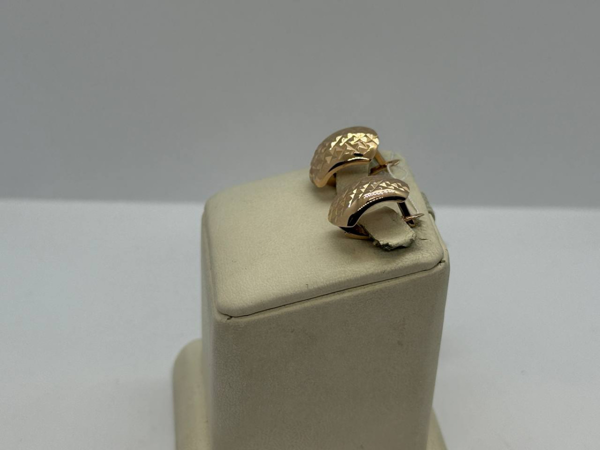 СЕРЬГИ БЕЗ КАМНЯ (Au 585)