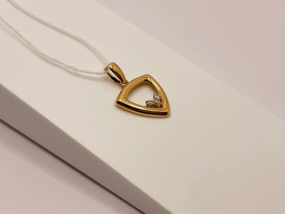 ПОДКМИ585 ПОДВЕСКА С КАМНЯМИ (Au 585)