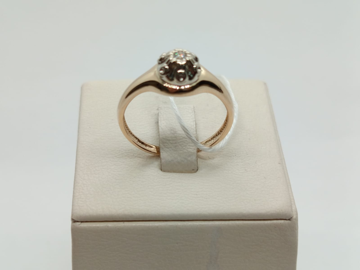 КОЛЬЦО БРИЛЛИАНТ Au 585