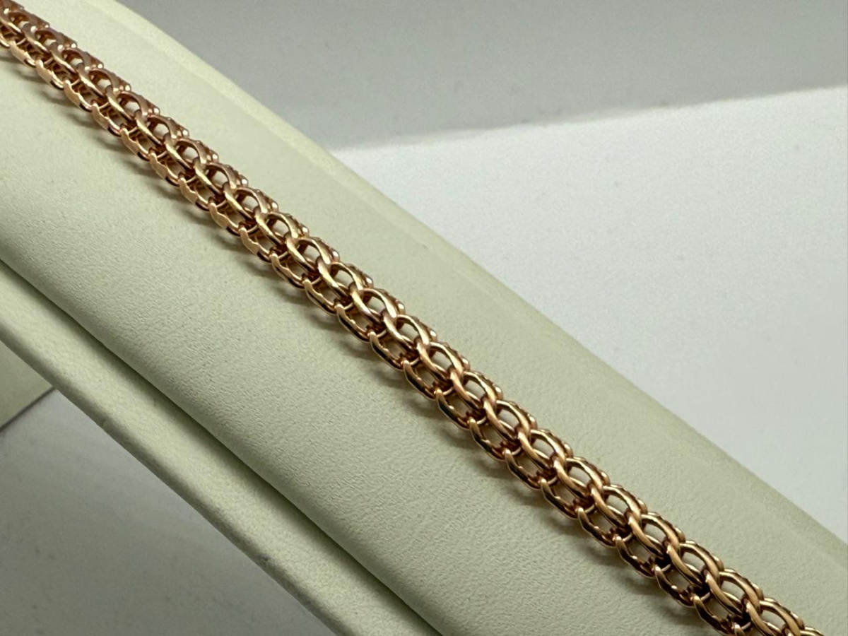 БРАСЛЕТ ПОЛНОВЕСНЫЙ Итальянка Au 585